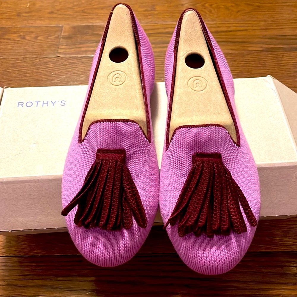 Rothy’s Very Pink Flats NIB